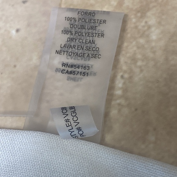 NWOT Vince Camuto blue,black & white spandex dress, see measurements in photos - Picture 10 of 11